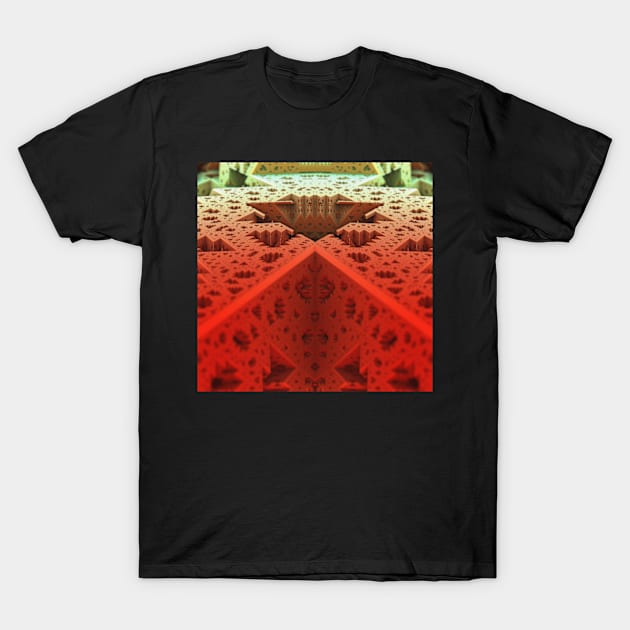 Triangle Abyss T-Shirt by dammitfranky